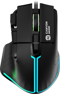 CANYON mouse Fortnax GM-636 RGB 9buttons Wired Black