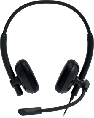 CANYON PC headset HS-07 PC Mic 3.5/USB Flat 2.8m Black