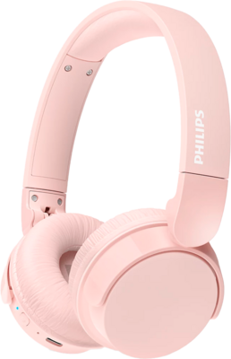 Philips TAH4209WT/00 Bluetooth On-ear wireless headphones, pink