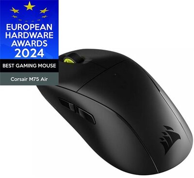 Corsair M75 AIR vezeték nélküli fekete gamer egér