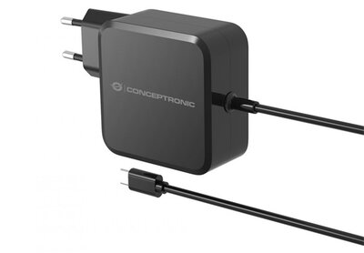 Conceptronic Univerzális Töltő adapter - OZUL05BE (USB-C, 100W, 3,3-21V, fekete, 1,8m)