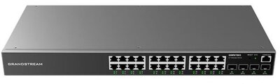 GRANDSTREAM Switch 24 port, 4 SFP port, menedzselhető GWN7803