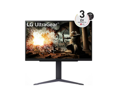 LG Monitor 27" Gamer - 27GS75Q-B (IPS; 16:9; 2560x1440; 200Hz; 1ms; 300cd; HDMIx2; DP; FreeSync; G-Sync; HDR10; sRGB99%)