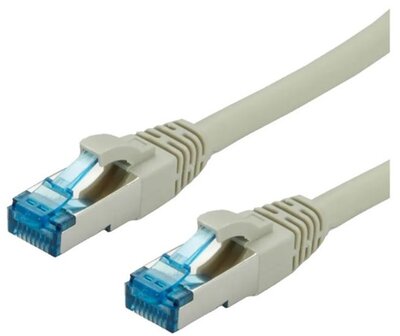 VALUE Patch kábel S/FTP, CAT6A, 1,5m, szürke