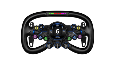 Moza Racing kiegészítő - MOZA VGS Kormánykerék (RGB, 310mm, érintőkijelző)