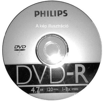 Philips DVD-R47 slim GYÁRTOTT 16x