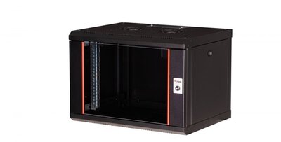 Equip Fali Rackszekrény - EPM-07-6045-B-CBAA (19", 7U, 600x450mm, előre szerelt, fekete)