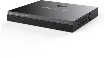 TP-link NVR rögzítő - NVR2016H-16MP (16 csatorna, 16 PoE+ port 140W; H265+, 8MP, HDMI, VGA, 2xUSB, 2xSata, audio)