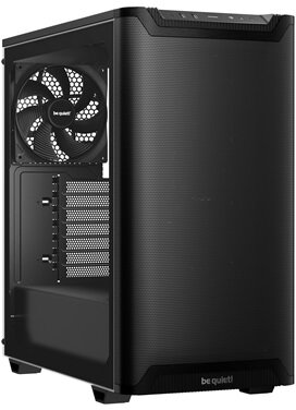 Be Quiet! Számítógépház - Pure Base 501 Airflow Window Black (ATX, edzett üveg oldallap, fekete)