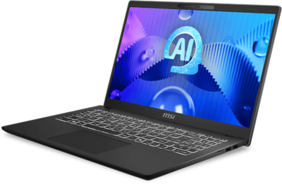 MSI Business NB Modern 15 H AI C1MG-074, 15.6" FHD, Intel Ultra 7 155H, 16GB, 512GB M.2, INT, NoOS, Fekete