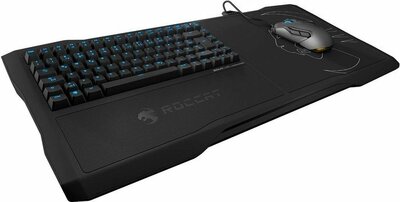 Roccat Sova Mechanikus Gamer billentyűzet + egérpad - Fekete - UK