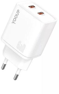 Yooup NC67-G HÁLÓZATI TÖLTŐ PD 65W TRIPLA USB-A USB-C