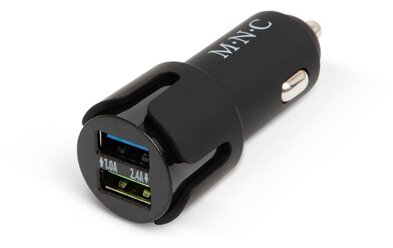 MNC 55054BK SZIVARGYÚJTÓ ADAPTER 2 X USB 2,1 A FESZÜLTSÉGMÉRŐVEL