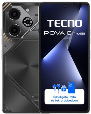 Tecno POVA 6 PRO 5G 12/256 METEORITE GREY MOBILTELEFON