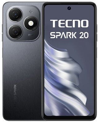 Tecno SPARK 20 8/256 GRAVITY BLACK MOBILTELEFON