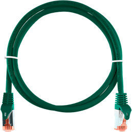 NIKOMAX Patch kábel S/FTP CAT6a LSOH, Essential Series, 20m, zöld