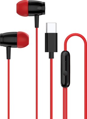 CANYON headphones SEP-5 TYPE-C Red