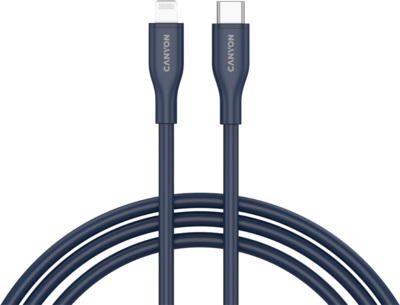 CANYON cable CLNM60 C-L 60W MFI 1m Silicon Blue