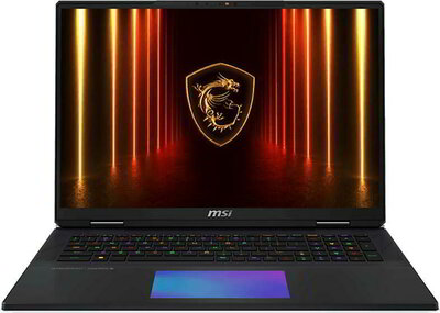 MSI Gaming NB Titan 18 HX AI A2XWJG-481, 18" UHD+, Ultra 9 275HX, 64GB, 2x2TB M.2, RTX 5090 24GB, W11Pro, Black - US KEY