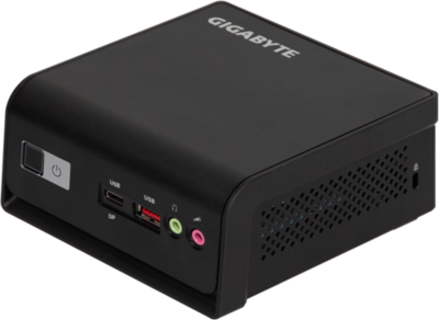 GIGABYTE PC BRIX, Intel N-series N150 3.6GHz, HDMI, 2xDisplayport, LAN, WIFI, BT, 2.5" HDD hely, 3xUSB