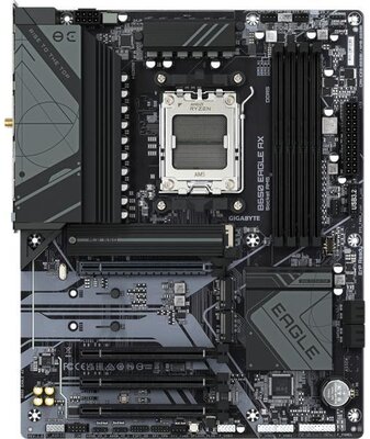 Gigabyte Alaplap - AMD B650 EAGLE AM5 (B650, 4xDDR5 5200MHz, RAID, 4xSATA3, M.2, 8xUSB2.0, 6xUSB3.1)