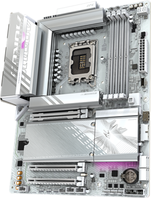 GIGABYTE Alaplap S1851 B860 AORUS ELITE WIFI7 ICE INTEL B860, ATX