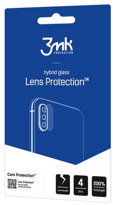 3MK LENS PROTECTION kameravédő üveg 4db (flexibilis, ultravékony, 0.2mm, 7H) ÁTLÁTSZÓ