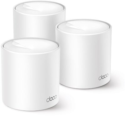 TP-Link DECO X10 (PACK-3) tp-link mesh wifi ax1500 deco x10 (3 pack; 300mbps 2,4ghz + 1201mbps 5ghz; wpa3; wifi6; ofdma; mu-mimo)