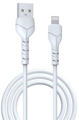 Devia EC143 devia kintone adatkábel (usb - lightning, 10w, gyorstöltő, 100cm, cipőfűző) fehér
