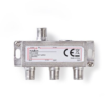 Nedis SSPL310ME nedis f elosztó 1-be - 3-ki, 5 - 2400 mhz | 6,5 db, sspl310me