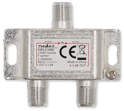 Nedis SSPL210ME nedis f elosztó, 5 - 2400 mhz | 6,5 db, sspl210me