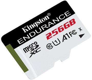 Kingston SDCE/256GB kingston memóriakártya microsdxc 256gb high endurance 95r/45w c10 a1 uhs-i