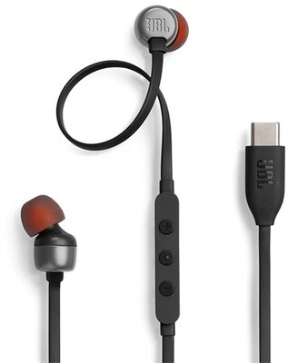 JBL JBLT310CBLK jbl tune 310 (usb-c vezetékes fülhallgató), fekete
