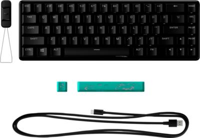 Kingston 56R64AA#ABA hp hyperx vezetékes mechanikus gaming billentyűzet alloy origins 65 rgb türkiz switch - amerikai lokalizáció