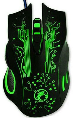 Genius IMICE X9 imice vezetékes egér optikai, gaming x9, 3200dpi, usb, fekete