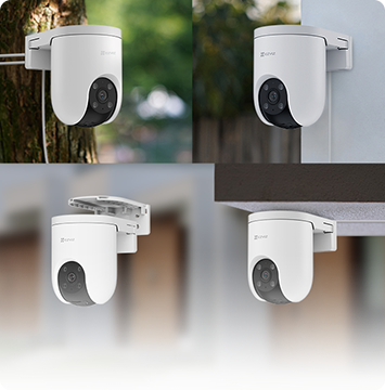 eZVIZ CS-H8C-R200-8H8WKFL ezviz h8c 4k 8mp, kültéri kamera, 360° panorám és színes éjszakai látás, alakérzékelés, zoom követés, kétirányú beszéd