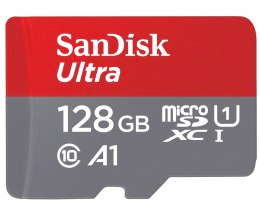 Sandisk 00215427 sandisk 215427, microsd ultrakártya 128gb, 140mb/s, a1, class 10, uhs-i