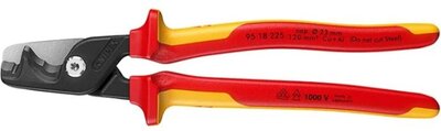 KNIPEX 95 18 225 knipex kábelvágó fogó, stepcut®xl, 1000 v szigetelt, 225mm