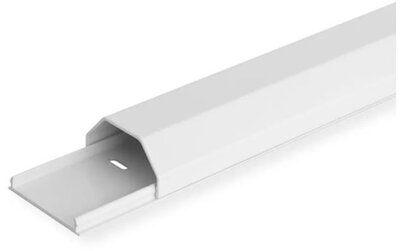 Roline 19.08.3111-10 roline kábelfedél, kábeltakaró, alumínium, 50x26mm, fehér, 1,1 m