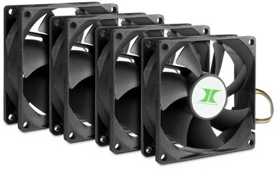 ARGUS 88887290 argus hűtő ventilátor szett. ipc, 4x 80mm pwm 4 pin