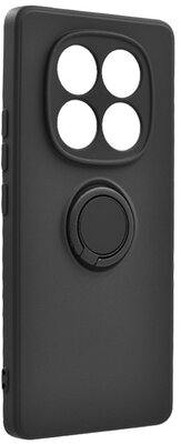 Gigapack GP-167548 szilikon telefonvédő (tartógyűrű, mikrofiber plüss belső, mágneses, kameravédő) fekete