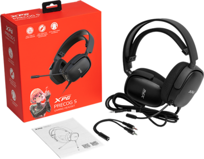 A-data PRECOG S-BKCWW adata xpg fejhallgató precog s, 3,5mm jack, fekete