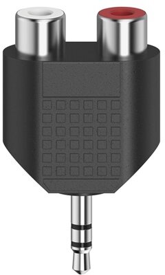 Hama 00205187 st adapter sztereo 3,5mm jack dugó - 2rca alj