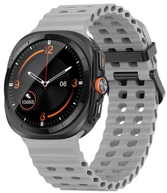 Mybandz 65040 waves szilikon szíj-szürke/samsung galaxy watch ultra
