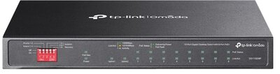 TP-Link DS110GMP tp-link switch 9x1000mbps(8xpoe+) + 1xgigabit sfp fémházas (omada), ds110gmp
