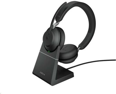 Jabra 26599-999-889 jabra fejhallgató - evolve2 65 ms teams stereo usb-c bluetooth vezeték nélküli, mikrofon + töltő állomás