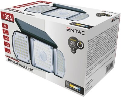 Avide ESL3H-122SMD napelemes műanyag fali lámpa 2w
