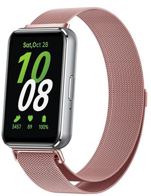 Mybandz 65053 milánói mágneses fém óraszíj / pinkarany / samsung galaxy fit 3