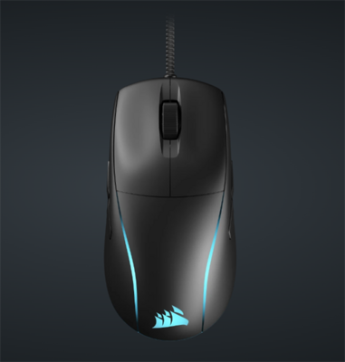 Corsair CH-930D010-EU corsair vezetékes egér gaming, m75 rgb, ultra-könnyű, rgb világítás, 26000dpi, fekete