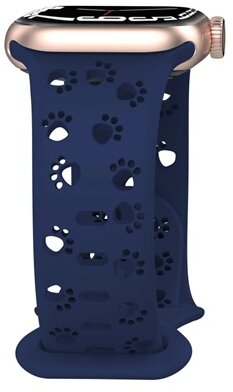 Mybandz 85321 apple watch paw szilikon óraszíj/mélykék/40/41/42mm